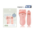 Keqi mini wide-angle eyelash curler - cat paw design, eyelid-friendly, long-lasting curl, adhesive strip included, beauty tool