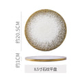 High-end ceramic dinnerware for restaurants and hotels, perfect for home use. ideal for western-style plating, desserts, and pastries. unique, aesthetically pleasing ceramic plates