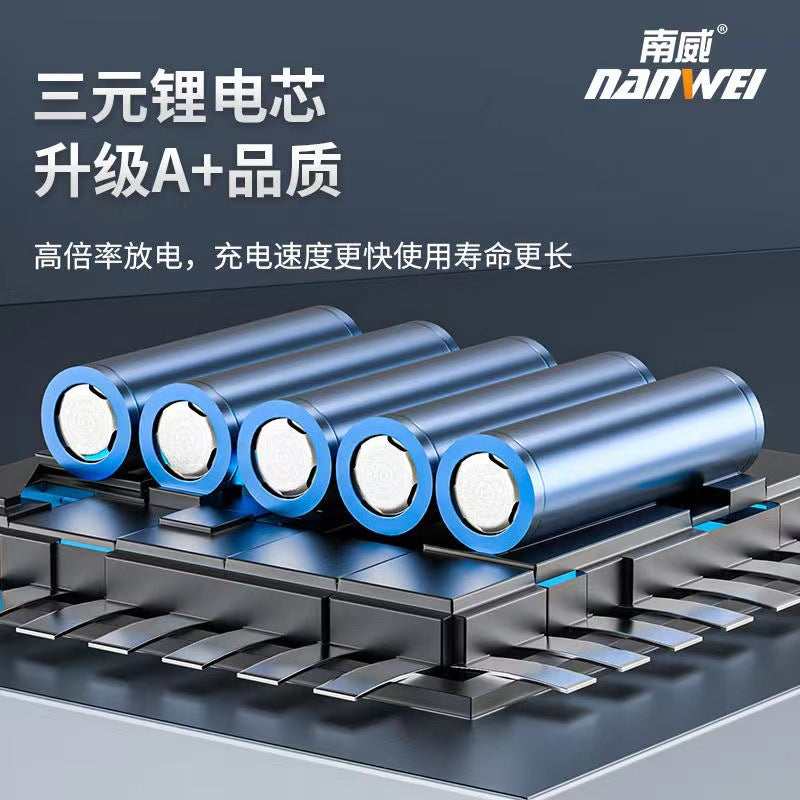 Nanwei electric glass glue gun dual-purpose rechargeable lithium battery single tube glue gun industrial grade automatic glue dispensing structural adhesive