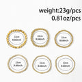 Wholesale alloy beaded bracelets - european & american cross-border jewelry - women's niche, light luxury, high-end handmade geometric layered anklets