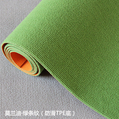Solid color rug - customizable bedside, bedroom bay window, office mat, large area full coverage living room carpet