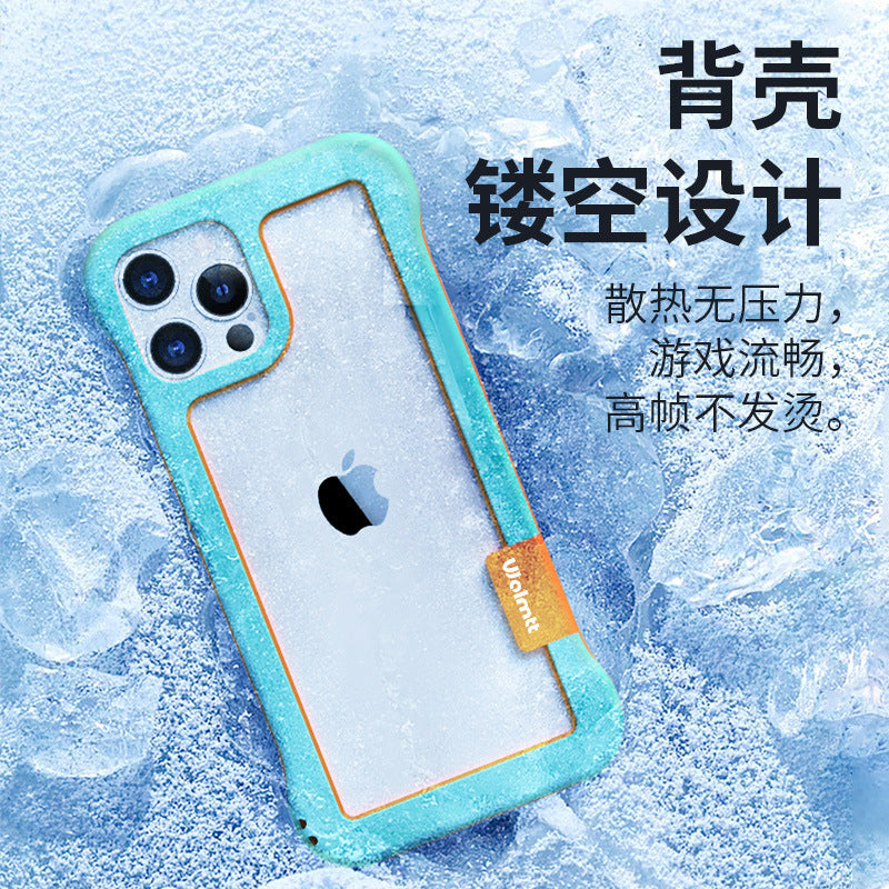 Two-color frameless heat dissipation hollow suitable for iphone15 apple 13 silicone soft edge xr wholesale mobile phone case 16