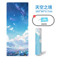 Custom printed tpe yoga mat - digital printing, gift yoga mat, outdoor non-slip beginner fitness mat