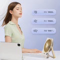 New arrival desktop fan usb handheld dormitory portable five-speed small outdoor silent digital display card small fan