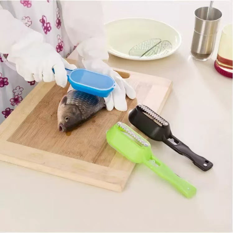 Fish scale brush, home fish scale scraper, fish scale peeler kitchen gadget - available in three colors, factory direct, custom orders welcome