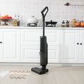 Customizable automatic floor scrubber for home use - sweeping, vacuuming, intelligent drying, electrolyzed water mopping, all-in-one machine