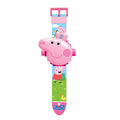 Piggy projector watch peppa pig cartoon luminous electronic watch egg boy and girl party kids toy gift