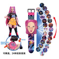 Bestselling zootopia kids' watch - judy hopps & nick wilde 24 pattern projection electronic watch - children's cartoon educational toy