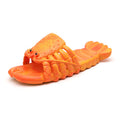 2025 new creative non-slip couple's slippers, parent-child cute lobster slippers, crayfish beach slippers