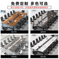 Conference table long table casual modern negotiation table workbench large bench table conference room office desk and chair combination