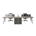 Staff office desk and chair combination casual modern double four-person seat staff table six-person slot screen office table