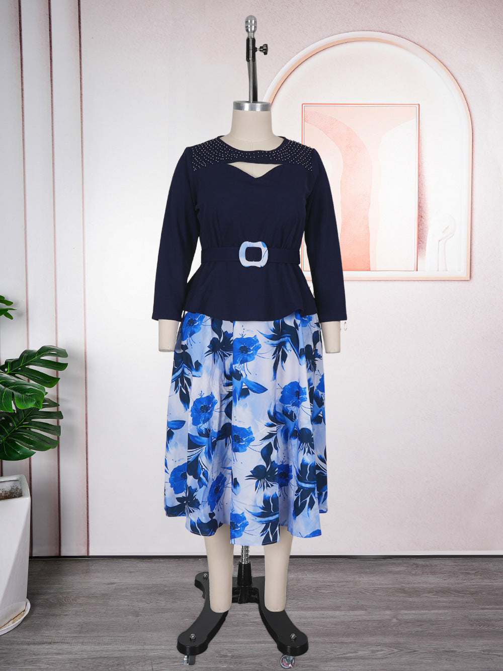 African  women's plus size cross-border fashion print dress - new  collection for us & european