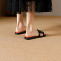 2025 new fashion women's summer non-slip round toe flat shoes for outdoor and indoor wear