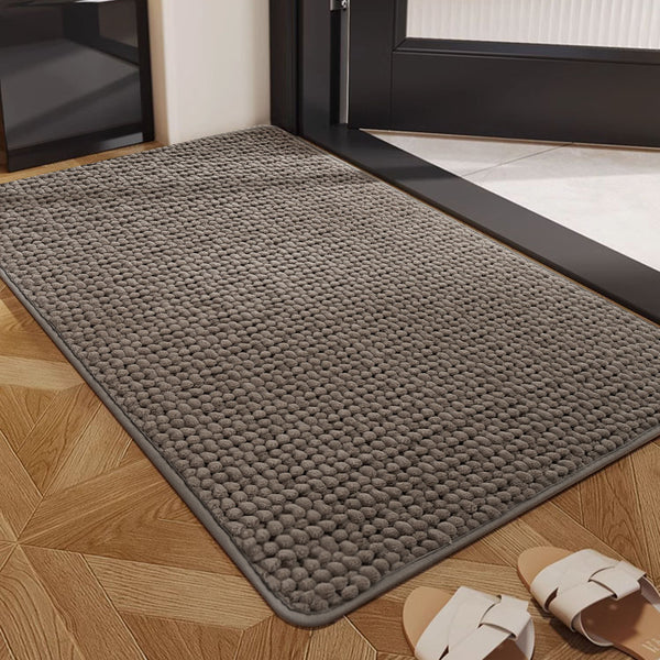 Toilet door non-slip foot mat dirt-resistant carpet toilet toilet door mat bathroom floor mat chenille strong water absorption