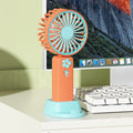 running volume mini handheld fan small portable desktop silent student usb charging stand small fan