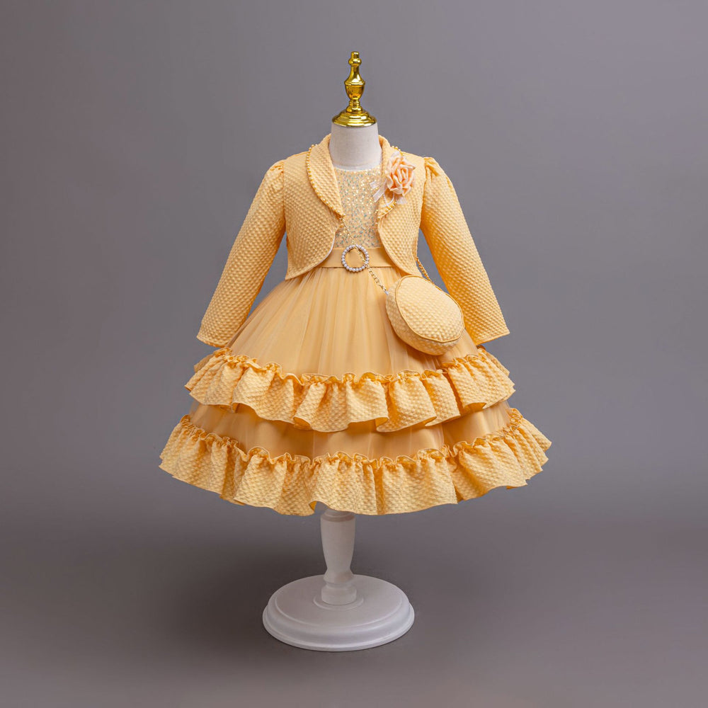 New arrival skirt kids dress tutu sequin princess dress girl six one performance dress kids dress