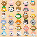 Compatible with lego animal friends series cartoon figurines, educational building blocks, children's bricks, street vendor toys, wholesale gifts