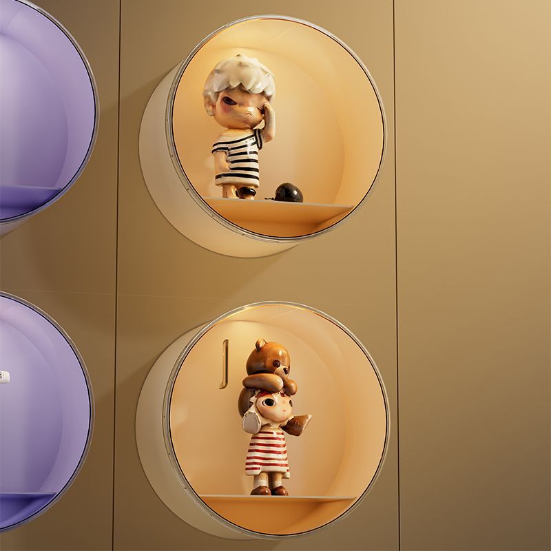 Blind box storage display stand Wall-mounted POP MART display box display Wall-mounted shelf Transparent figure cabinet