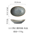 11 clay candy bowl-gray crystal