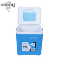 Outdoor insulated box camping style picnic barbecue food preservation refrigerator car refrigerator pull rod insulated box with wheels