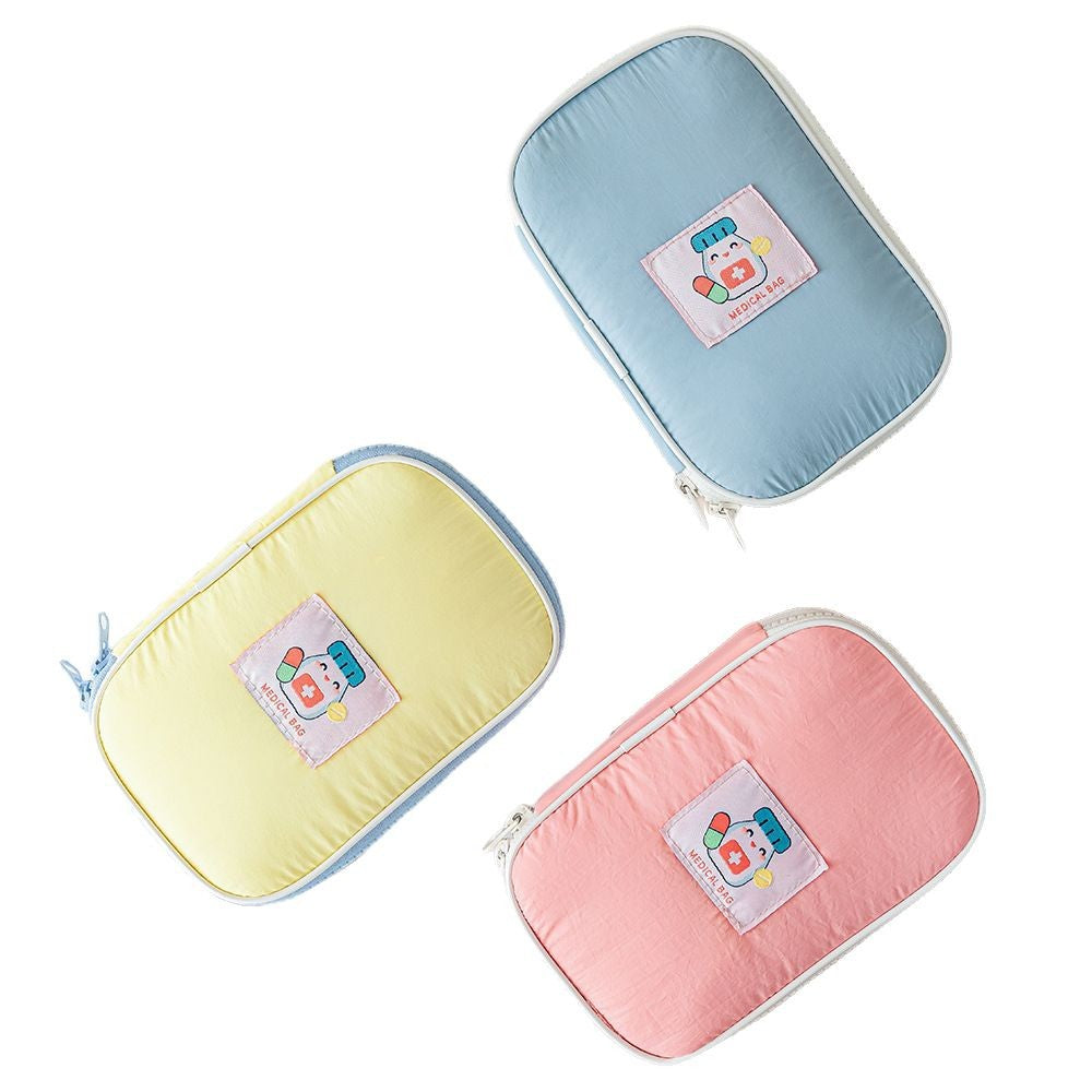 Nylon Medical Bag Soft Portable Drug Storage Bag Travel Portable First Aid Bag Multifunctional Hand Emergency Bag