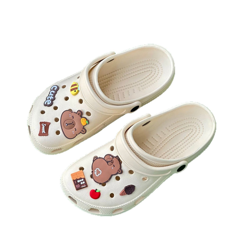 New arrival student clogs for men and women summer outwear cute soft bottom eva non-slip dormitory casual half slippers wholesale