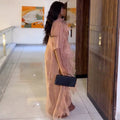 European and american cross-border women's fashion:  autumn new collection - stylish v-neck, ruffle-trimmed, slimming jumpsuit with a unique design
