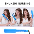 hair iron splint blue straight hair negative ion temperature adjustment american standard hair straightener export straight curling dual-purpose hair straightener
