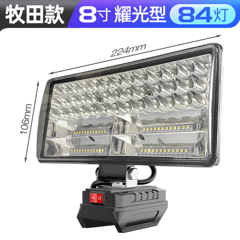 Cross-border rechargeable lighting universal lithium battery work light outdoor LED auto repair fishing emergency lighting