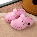 New summer indoor anti-slip korean style baby clogs - cute dinosaur closed-toe sandals for toddlers