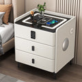 Smart nightstand modern bedroom home light luxury minimalist smart wireless charging multifunctional fingerprint lock practical cabinet