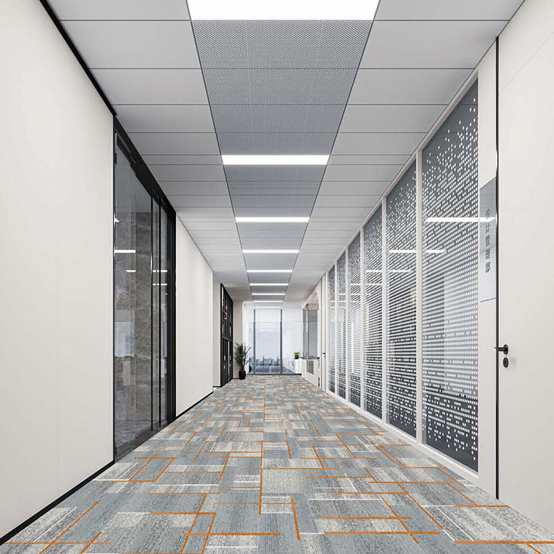 Hotel corridor aisle carpet new chinoiserie nylon printing 800g thickeneded flame retardant b1 pass-through floor stain-resistant aisle carpet