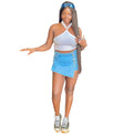 European and american cross-border women's fashion:   new spring/summer street style high-waisted washed single-breasted denim shorts