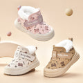 Toddler shoes for boys, autumn/winter baby cotton shoes, fleece-lined, soft sole, ages 0-1-3 years, thickened warm baby girl shoes