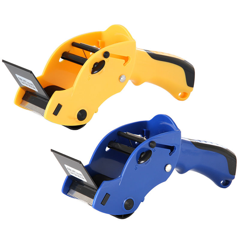 Deli 803 labor-saving box sealer, tape machine 6cm scotch tape cutter, handheld baler packer