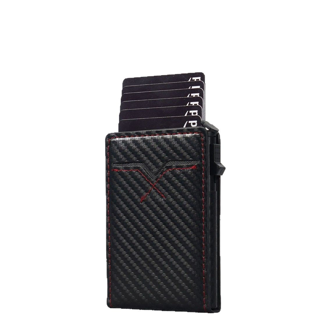 Customized card bag, card box, advanced sense,  anti-degaussing RFID aluminum alloy PU wallet, business card box, business card holder.