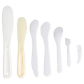 Wholesale facial mask applicator spatula set: plastic beauty mixing, stirring, scraping, and smoothing tools for face, body, and eye creams - crescent shaped spoons included
