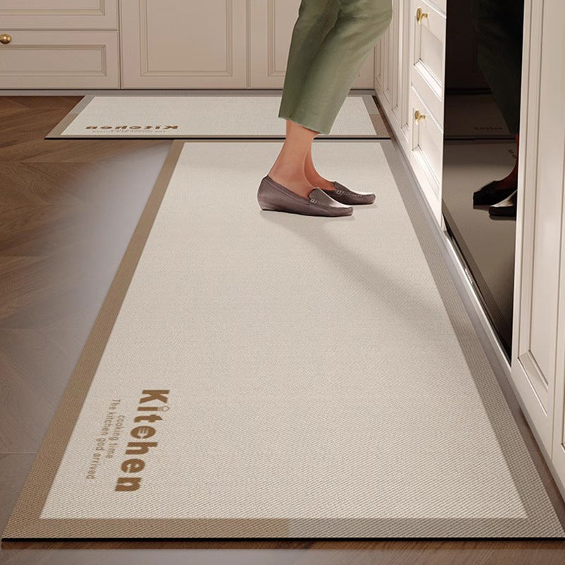 Kitchen floor mat non-slip oil-proof  new diatom mud wipeable no-wash special mat water-absorbent no-wash floor mat