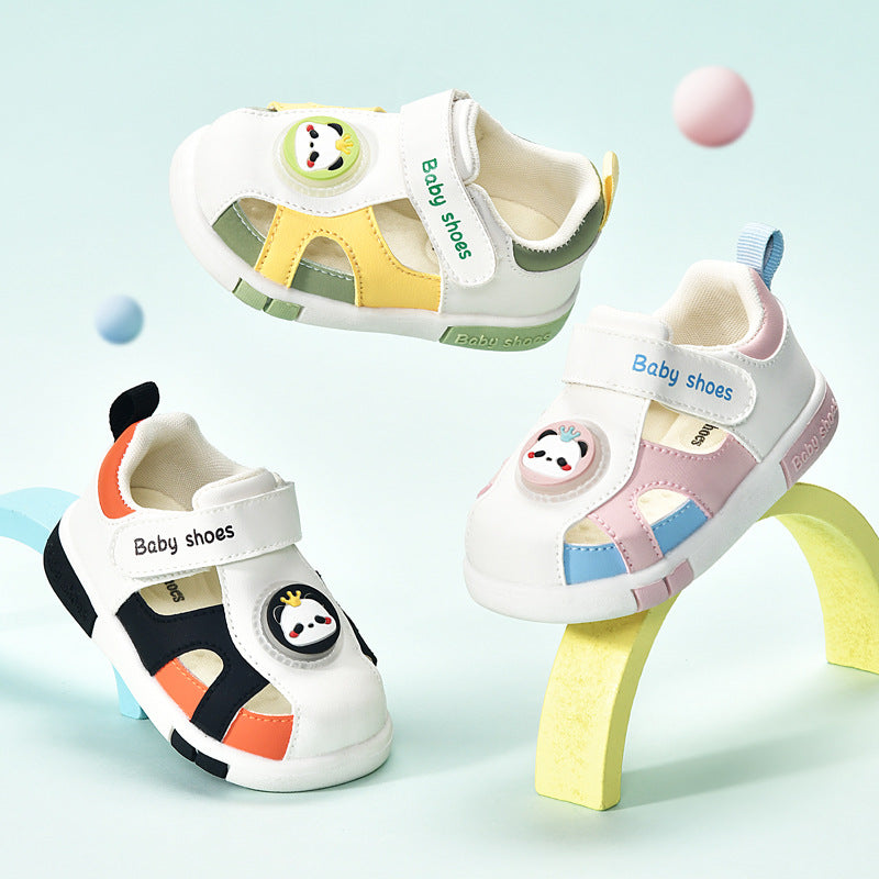 New arrival toddler shoes baby boy shoes summer sandals baby soft bottom shoes cartoon 1 to 3 years old baby shoes