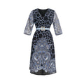 new arrival: plus size african women's chiffon loose-fit dress with belt - perfect for cross-border e-commerce on