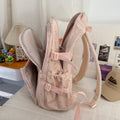 Japanese ginkgo leaf high-value backpack - stylish school bag for middle and high school students, women's casual, fresh, sweet, and large capacity backpack