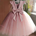 First birthday dress for girls,  little girl princess tutu dress, children's host performance flower girl wedding dress
