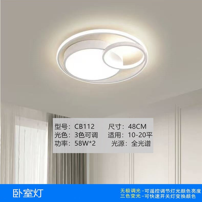 Ceiling light 2025 new lamps modern simple living room light Nordic bedroom light whole house package room lighting
