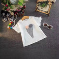 Girls' summer outfit: new trendy & stylish summer set for kids - lightweight short-sleeve top and pants two-piece set