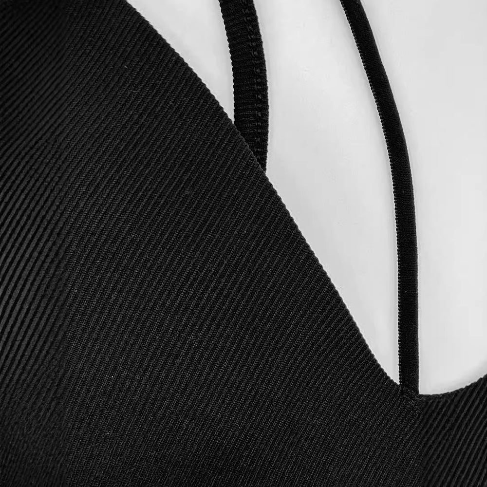 In stock-53327# cross-border european and american foreign trade women's sexy suspender one-piece vest for hot girls with breast pads