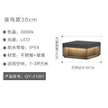 Outdoor solar fence post lights - modern minimalist waterproof lighting for home, villa, and gate pillars