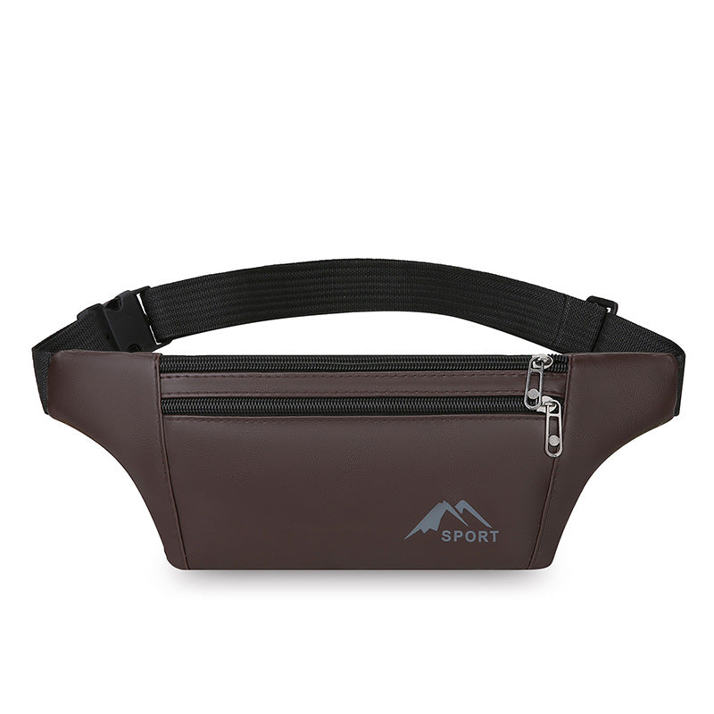Foreign trade sports leisure fanny pack running cycling fitness mobile phone bag multi-function portable light shoulder messenger bag tide