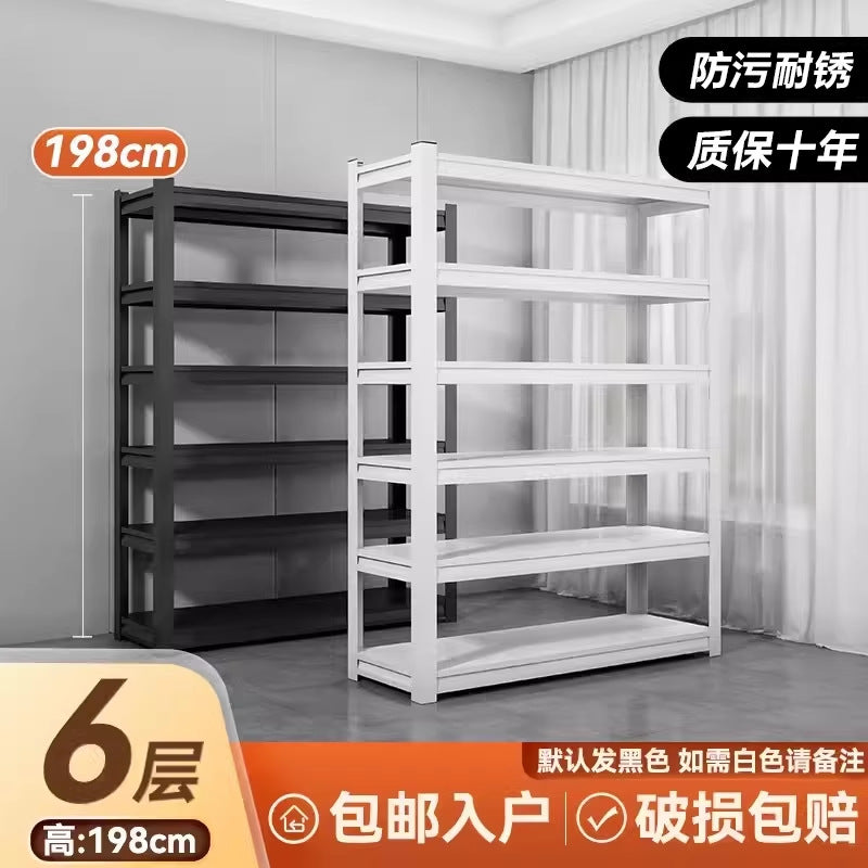 Kitchen storage rack - multi-tier organizer, carbon steel, multi-functional, freestanding, all-in-one shelf for home, sundries, and storage