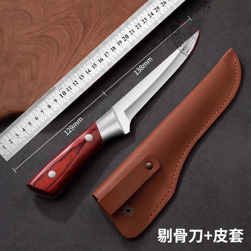 Stainless steel boning knife for home kitchen pig killing knife butcher sheep skinning knife boning knife butchering knife