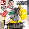 Large excavator kids toy car can seat people remote control engineering vehicle hook push excavator boy gift beach toy